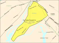 Census Bureau map of Winfield Township, New Jersey.