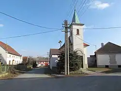 Centre of Číměř