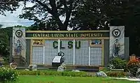 Central Luzon State University main gate
