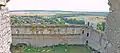 The south curtain as viewed from the tower