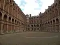 The inner courtyard