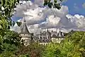 The castle seen from the garden