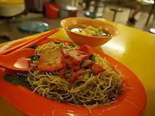 Image 138Wonton Mee (from Malaysian cuisine)