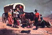 "Crossing the Plains" (Charles Christian Nahl 1856)