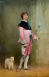 Souvenir de Carnaval (1861), 29 x 18,5&nbsp;cm, oil on panel. private collection