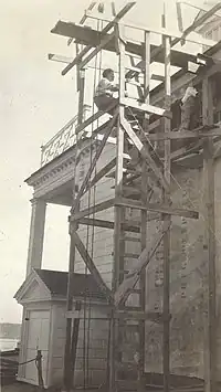 Killam preforming restoration work at Mount Vernon