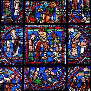 Bay 37Typological Passion (Descent from the Cross).