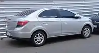 Chevrolet Prisma (pre-facelift) rear view