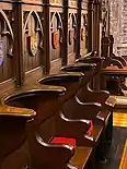 Choir stalls at the Church of the Good Shepherd (Rosemont, Pennsylvania)