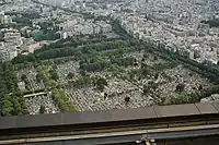 Aerial view of Cemetery