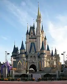 Cinderella Castle during Grad Nite