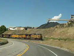 Coal train near Somerset, August 2011