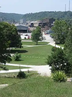 View from Coalton Community Cemetery