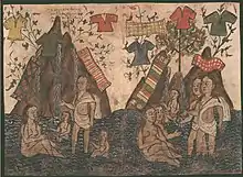 Bathing scene of the women of Muscat.