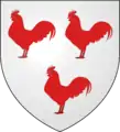 Cockburn: three red cocks