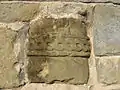 9th or 10th century column with ropework decoration