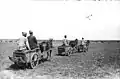 Convoy of mountain artillery boxes, heading for the Mărășești front