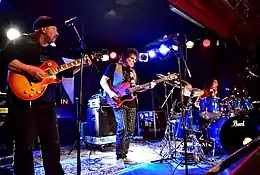 Corky Laing's Mountain performing in 2016