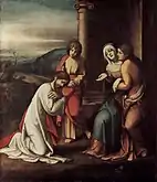 Christ taking leave of his mother, Correggio, 1517–1518