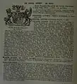 Debrett's Peerage 1888, Foreign Titles of Nobility section, page 822.
