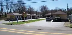 an old Motor Lodge on the Lincoln Highway