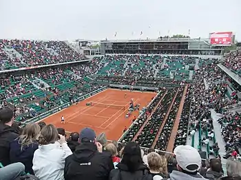 Image 48Court Philippe Chatrier during the 2013 French Open. (from French Open)