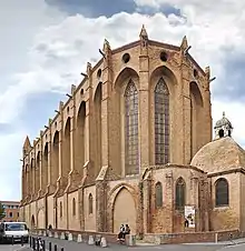 Church of the Jacobins, exterior (13th c.).