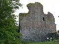 A view of the keep facing North