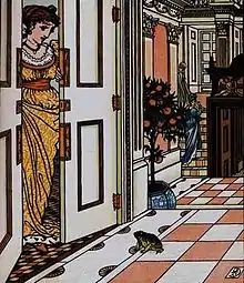 Image 67Walter Crane's chromolithograph illustration for The Frog Prince, 1874. (from Children's literature)