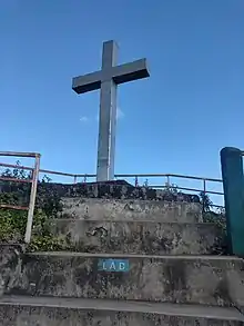 Cross at the top of Lalsavunga Park, near Aizawl, Mizoram, India.