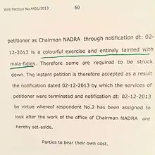court decree