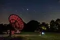 Custer Observatory - Radio Telescope and Jupiter