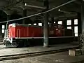 DE50 1 inside the roundhouse in May 2007