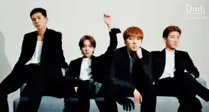Winner endorsing for De Medicotem in 2020 (from left to right: Mino, Jinu, Seungyoon, Hoony)