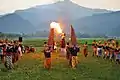 Javanese Fire dance