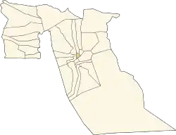 Location of Hassani Abdelkrim commune within El Oued Province