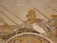 Close up of Darius.