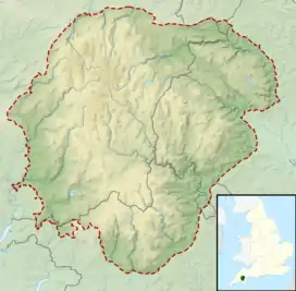 Combestone Tor is located in Dartmoor