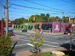 The center of NoDa: N. Davidson St. @ E. 36th St.