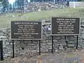 Plaques for Wild Bill Hickok and Calamity Jane