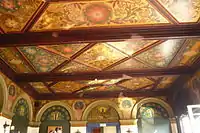 Ceiling paintings from design by Sluyterman