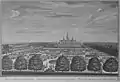 Prospect of Rosenborg Castle and castle gardens