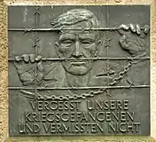 Monument to prisoners of war and missing soldiers in Neustadt am Rübenberge, Germany