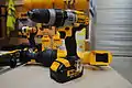 The yellow and black combination of DeWalt power tools