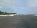 Dharavandhoo Airport Runway near Completion