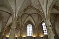Interior of the former St Laurence church