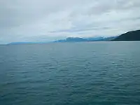 Dingalan Bay blue sea