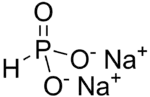 Skeletal formula of disodium hydrogen phosphite