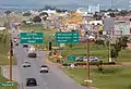 Concomitant stretch with BR-050, close to Valparaíso de Goiás, on the border between the Federal District and Goiás.