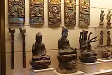 Wooden art pieces of the seventeenth century.